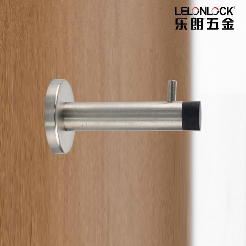 304不锈钢衣帽间房门衣服后挂钩寝室浴室试衣间橡胶防撞门顶挂钩