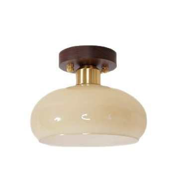 吸顶灯侘法式吧台阳台风奶油过道胡桃寂木色风玄关吸顶灯复古