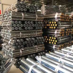 厂家直销主从动滚筒流水线托辊包胶镀锌输送机辊筒不锈钢碳钢滚筒