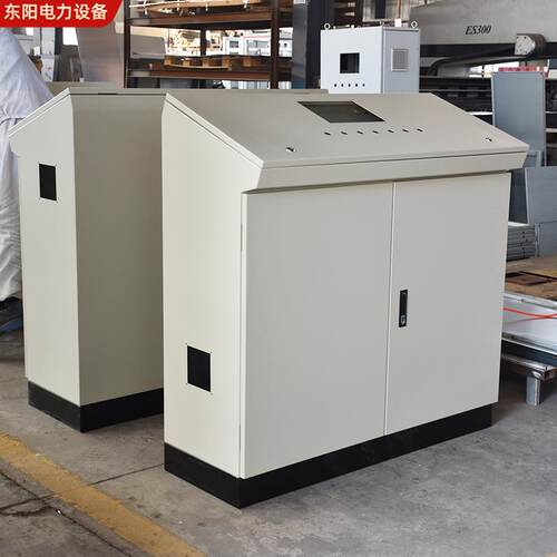 琴式斜面配电柜加工PLC斜面操作台变频柜布线箱触摸屏电气柜