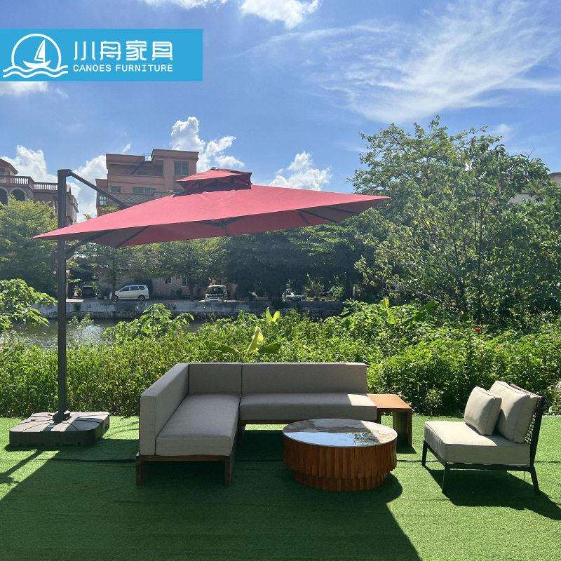 户外沙发铝合金庭院桌椅组合酒店民宿别墅露台休闲小茶几户外家具