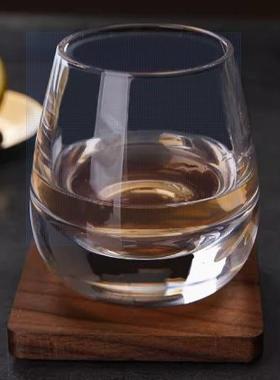 水晶玻璃短饮威士忌酒杯醇厚轻奢洋酒杯子手工厚底水晶玻璃烈酒杯