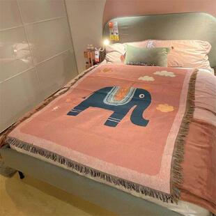 东南亚格异民宿AZZ风单人位沙发套风功罩盖布多能域线毯