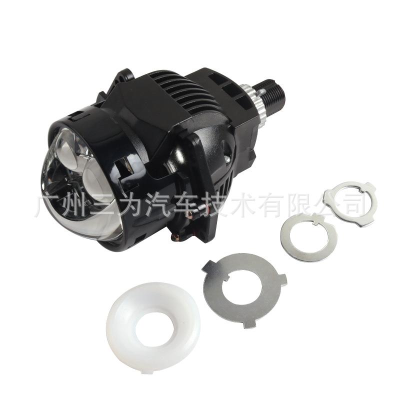 Sanvi三为车灯S13 3寸双眼LED双光透镜大灯68w 5500k汽车前照灯