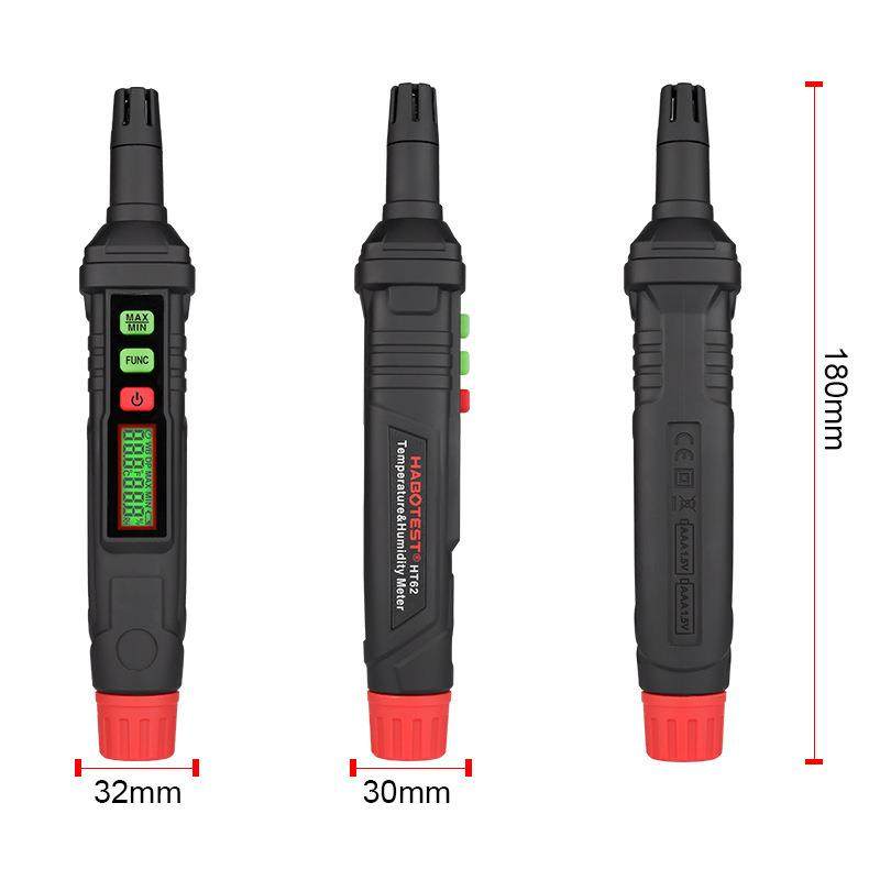 ABOTES温T/华博HT6H2笔式数字温湿计工业度级非PUK接触手持式湿度
