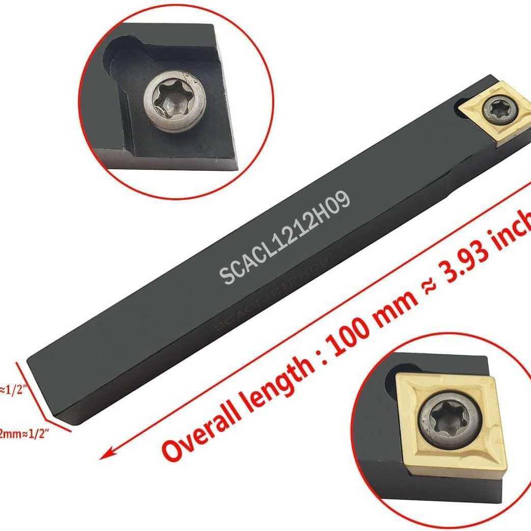 1 件 SCACR1212H09 和1 个 SCACL1212H09和  10个刀片