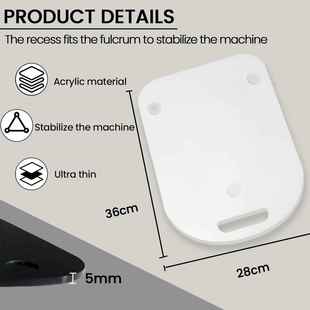 Thermomix TM5 TM6搅拌机压克力透明滑动垫 台面电器助滑垫