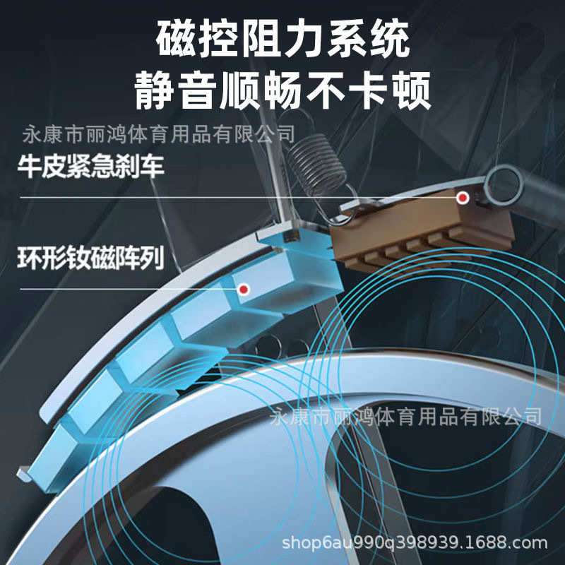 运动健身器材运动锻炼款5066健身车脚踏车动感静音磁控超单车商务