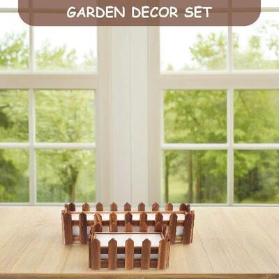 2 Pcs Decorative Fence Planter Foam Insert Small Artificial