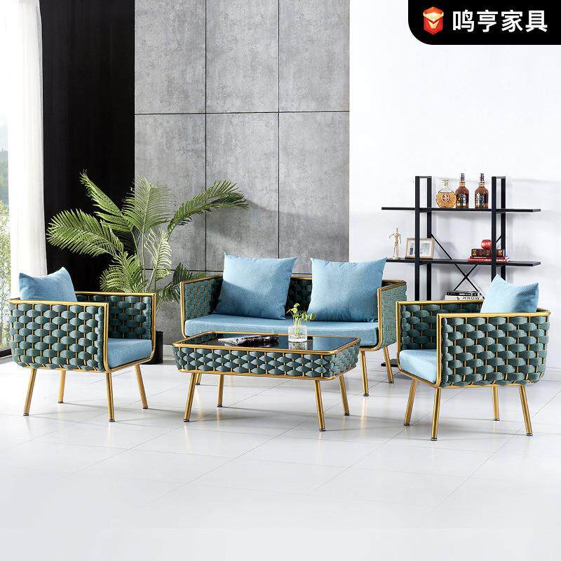 阳台桌椅组合网红北欧户外庭院休闲桌椅套件室外沙发防水藤编椅