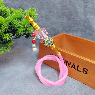 Silicone hose luminous metal cigarette holder