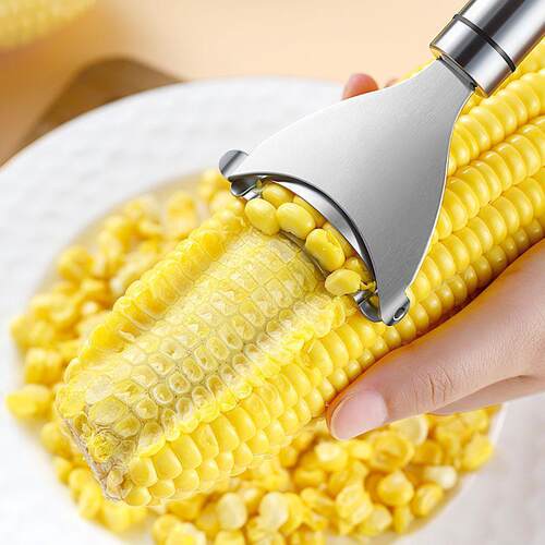 Stainless Steel Corn Sheller, Manual Corn Peeler, Home Kitch