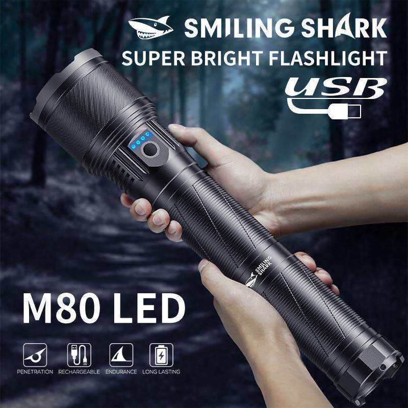 Rechargeable ultra-bright long-range long-lasting flashlight