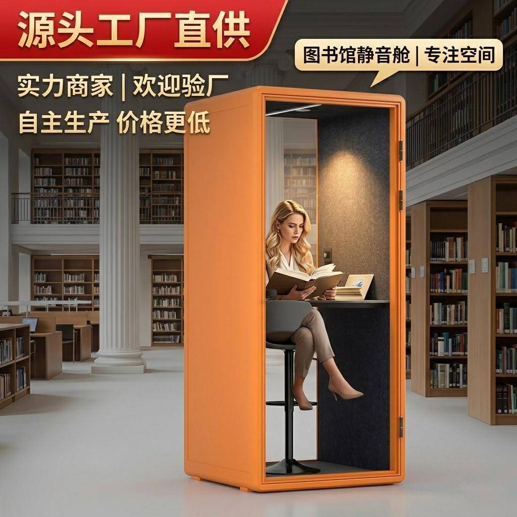 隔音房静音仓电话会议隔声间大型商场隔音仓mini个人室静音舱