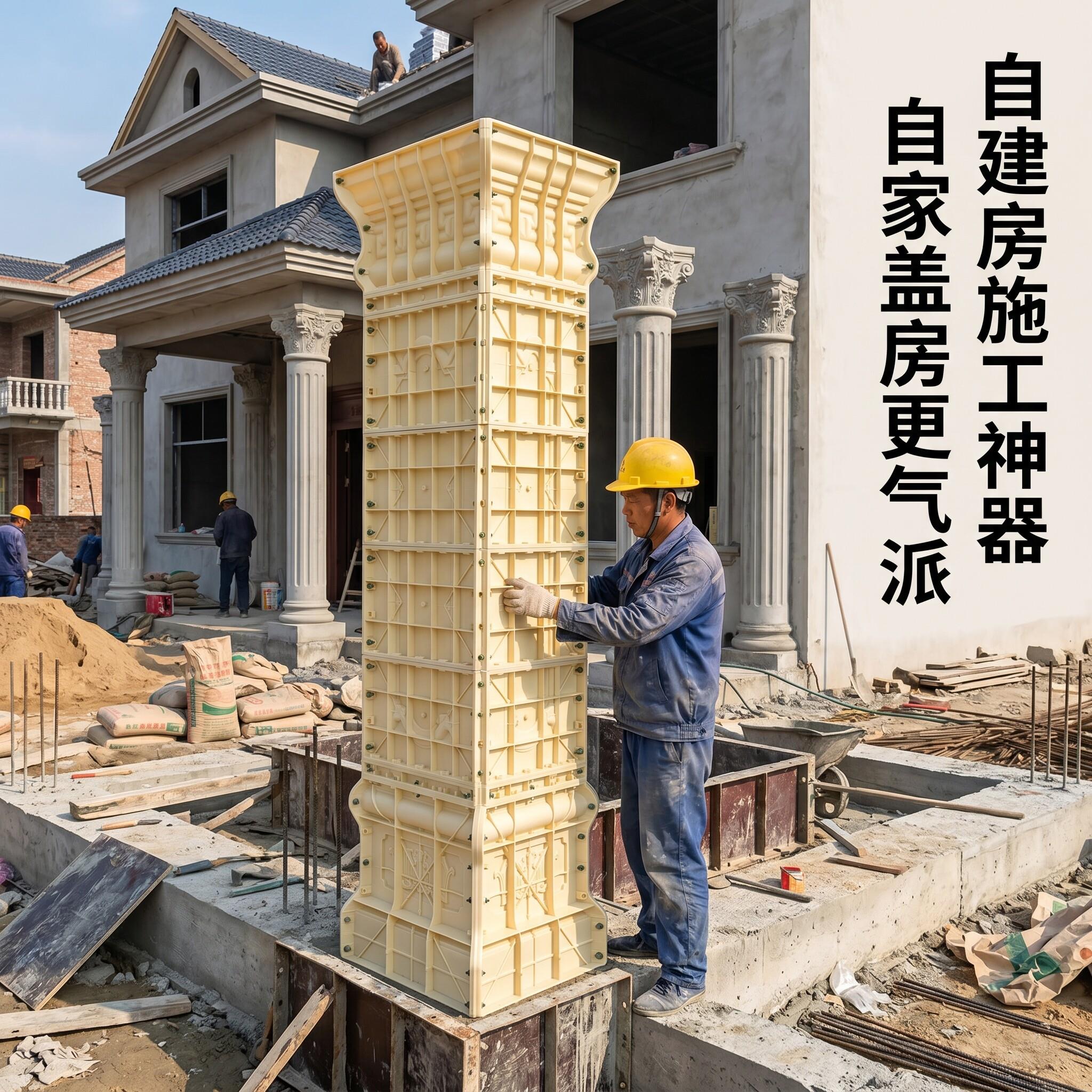 罗马柱方柱模具中式别墅水泥大门柱子欧式走廊柱门庭柱四方形加厚