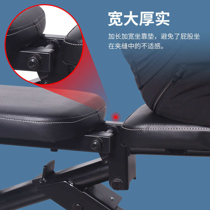 雷克健身辅助折叠椅仰卧起坐哑铃商用推家用多功能凳卧健身器材凳