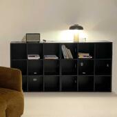 8V格柜书架落子地展置物架东易润丰矮柜书柜家用物柜一体靠墙储方