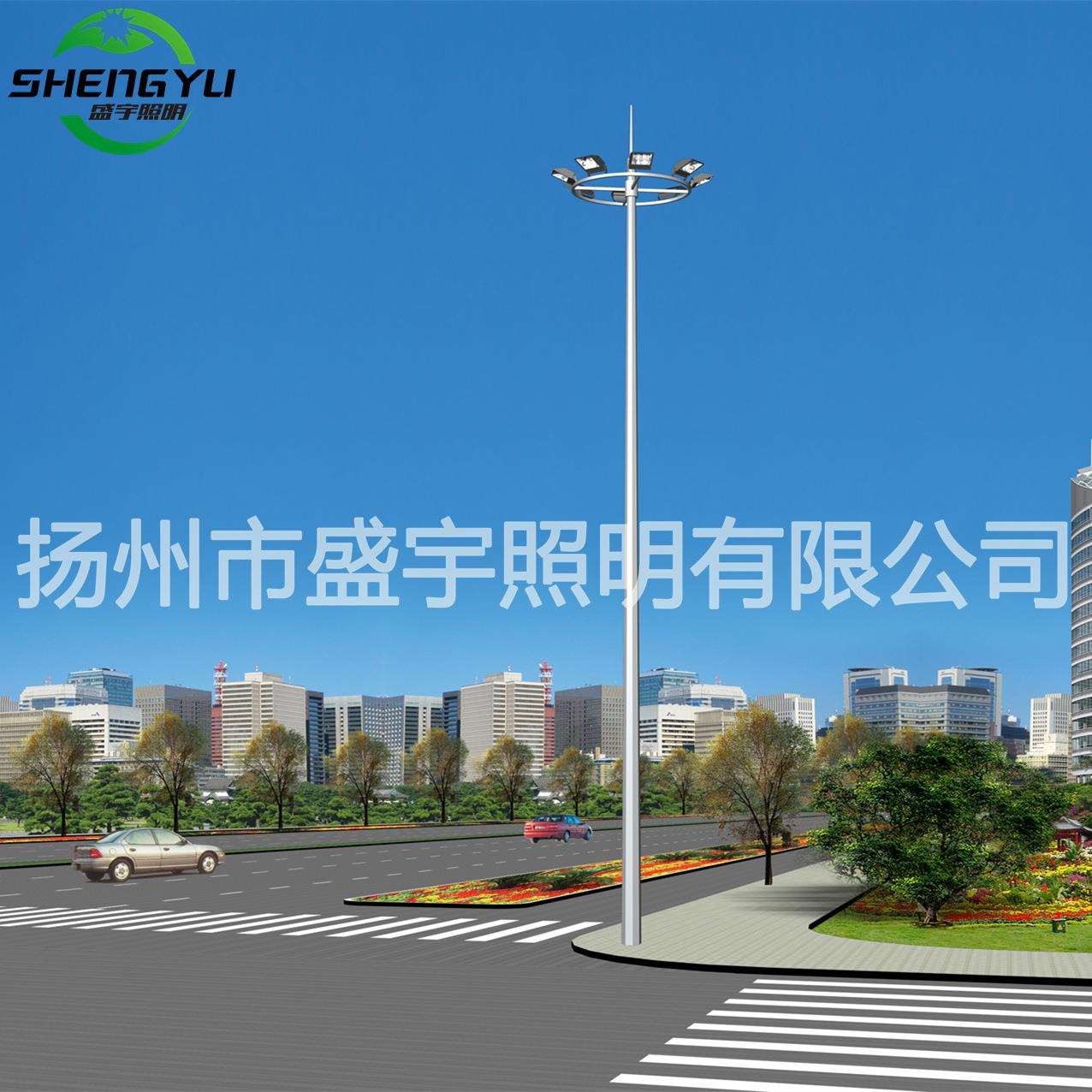 足功球网GPE球球场照明灯双头大率高圆形球场灯体育场灯篮户外杆