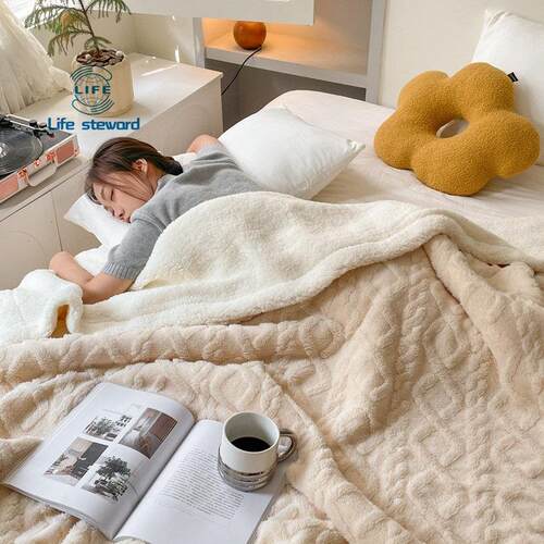 绒毛毯珊瑚绒毯四季毯沙发盖毯宠物小毯子Coral velvet blanket