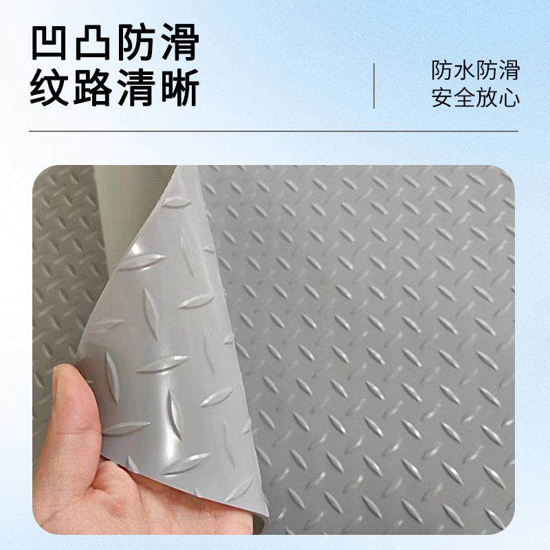 供应PVC工业地垫工业厂房通铺耐磨地胶加厚阻燃双耐磨层塑料地板