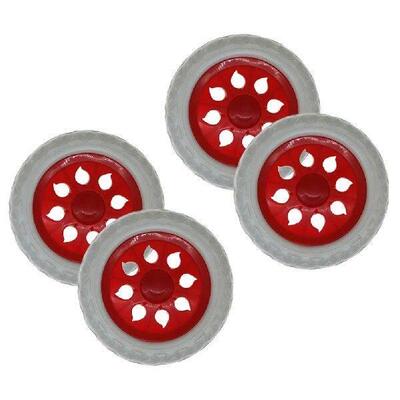 4 Pcs Shopping Wheels Portable for Wheelchair Plastic