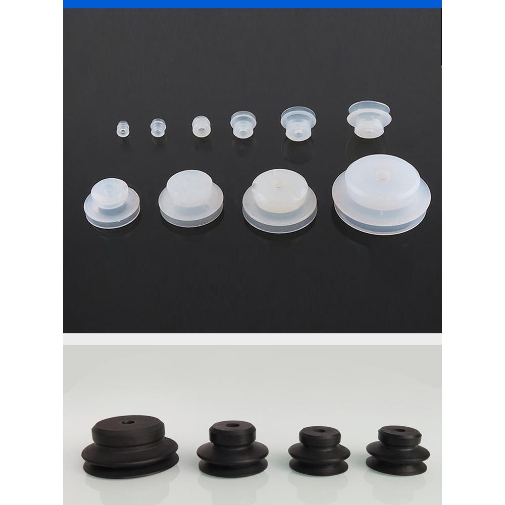 妙德吸盘PJG-6/10/15/30双层风琴型机械手真空吸盘气动强力吸嘴头