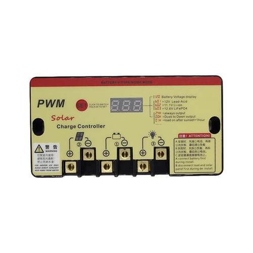 12V/24V自动识别 20A太阳能控制器 铅酸，锂电可调 KTN-B