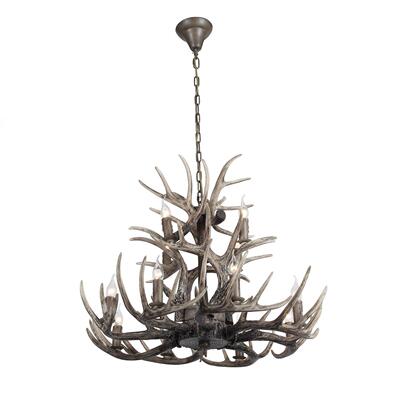 鹿角吊式古客美复厅餐厅民宿958吊灯灯