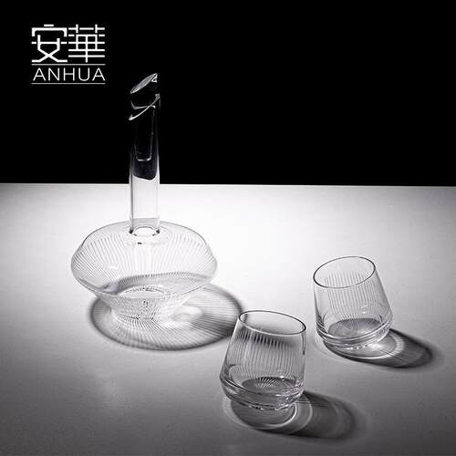安华高端艺术玻璃酒具酒杯套装高级醒酒器分酒壶酒杯家用现货