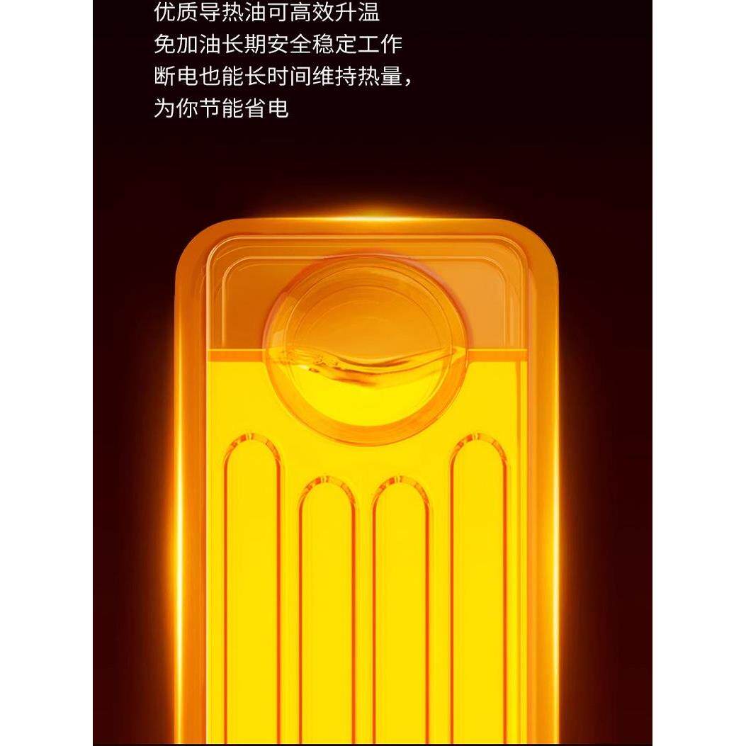 堡讯扬子电暖器电热油汀取暖器家用宽片节能静音恒温卧室拉车盖布