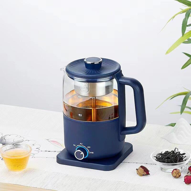 煮茶器家用蒸汽煮茶壶泡茶壶玻璃蒸茶器煮茶炉喷淋式茶具办公自动