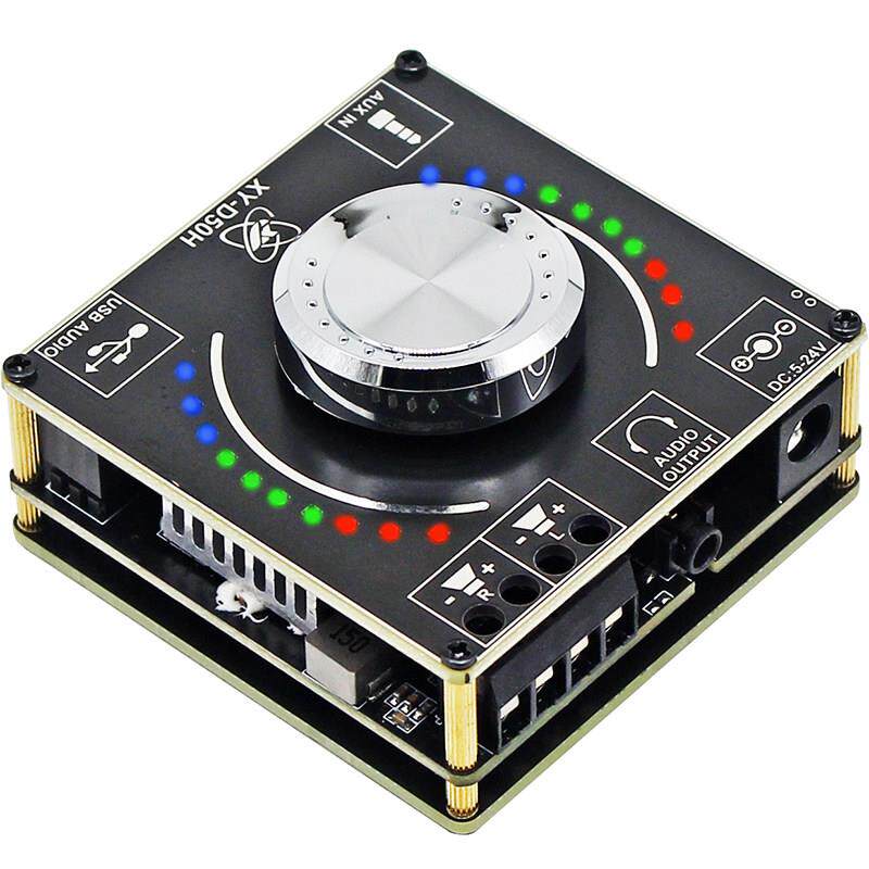 12V/24V蓝牙音响数字功放板双声道立体声diy音箱喇叭音频放大模块