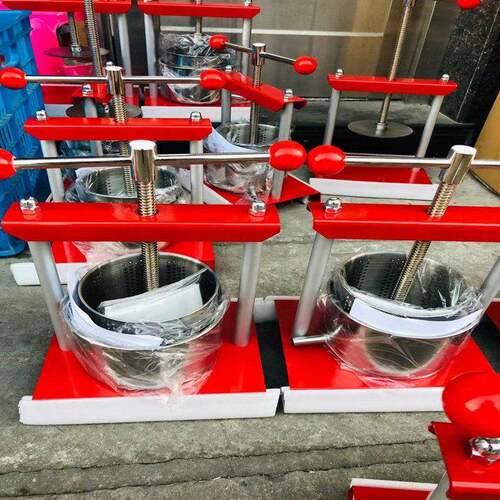 手动压榨机葡萄酒汁渣分离压榨机不锈钢压榨机蔬菜水果压榨