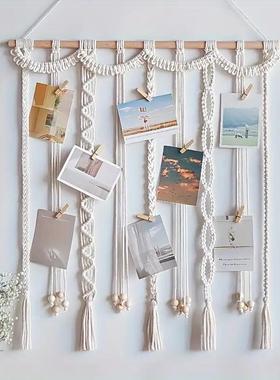 房间改造好物件编织照片墙装饰品摆件家居客厅卧房墙面收纳挂毯