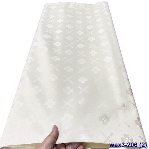 5码一片非洲暗花工艺染色棉布套装 cotton antiku lace fabric