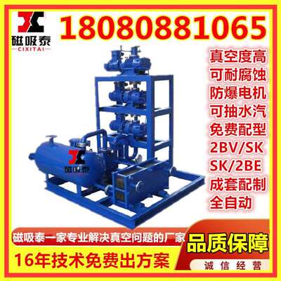 JZJ2B600-2.2.1真空机组ZJP600+300+150罗茨泵2BV5131水环真空泵
