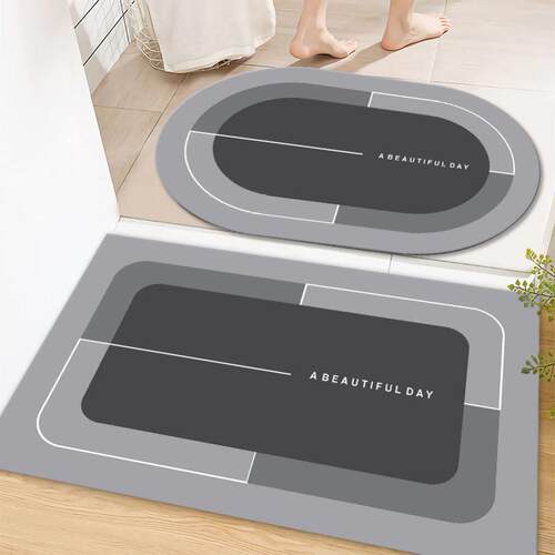 quick dry toilet door mat mat bathroom mats carpets