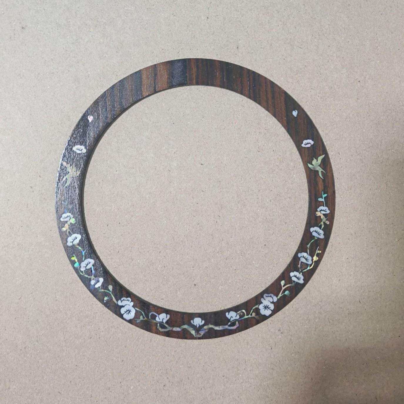 吉他贝壳音孔圈 贝壳镶嵌 贝壳工艺品 鲍鱼贝 珍珠贝 亚克力