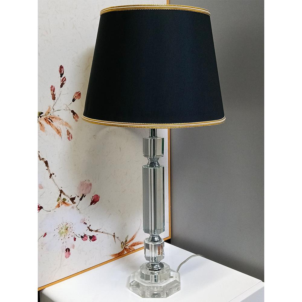 高档耀马欧式卧 室水晶台灯 新古典装房饰书客厅灯简意约时尚创床