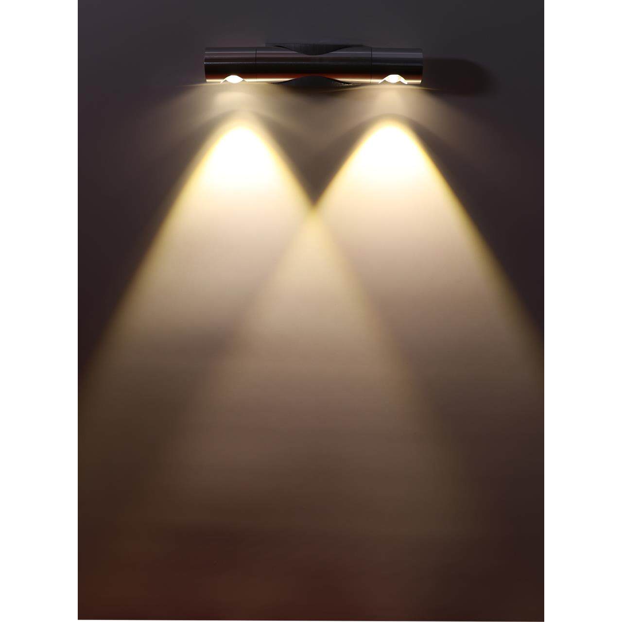 吧台酒吧彩色射灯led玄关过道客厅可调角度双头明装射灯背景墙灯