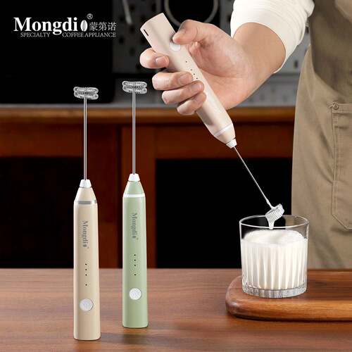 Mongdio咖啡打泡器打奶泡器电动咖啡搅拌棒牛奶打发器手持搅拌器