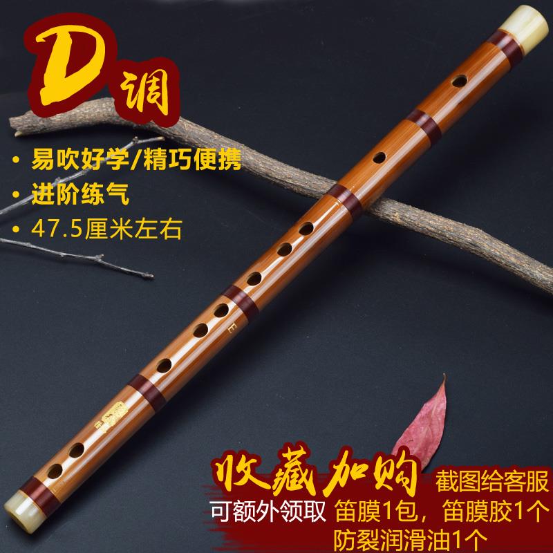正品笛G子苦竹短笛学古风随身竹笛儿童C成人D初E专子业F横笛调小