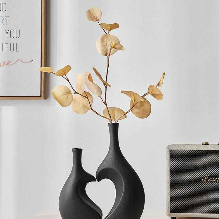 北欧创意陶瓷花瓶摆件客厅插花感家居玄关餐桌轻奢艺术装饰品,家居饰品,花瓶,淘宝优惠券,粉丝福利购,淘宝优惠卷