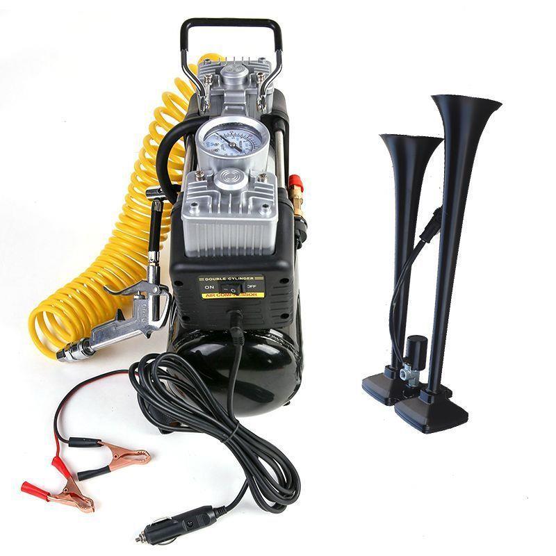 【耐用省心】改装气喇叭空压机24v12v车用空压机4L小型迷你气喇叭