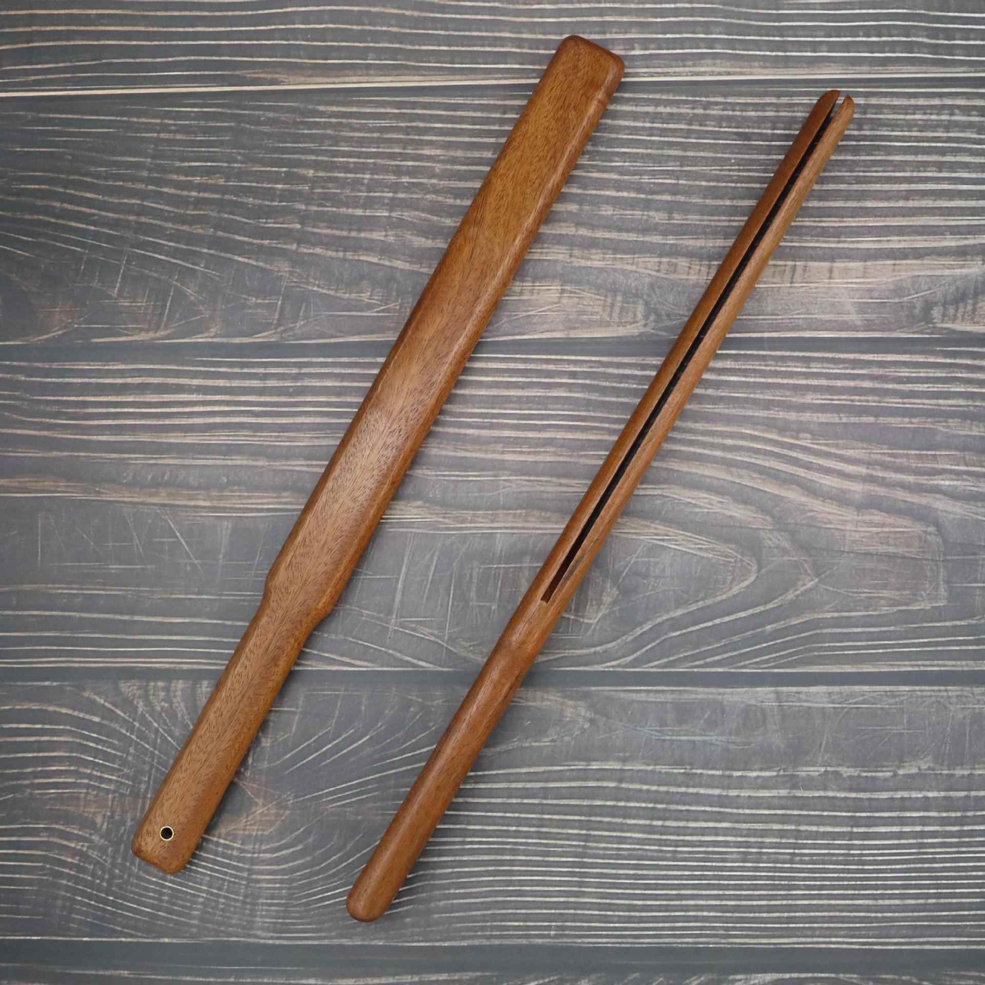 金丝檀木拍痧板家用长柄捶背按摩拍肩颈经络拍打棒敲打按摩器