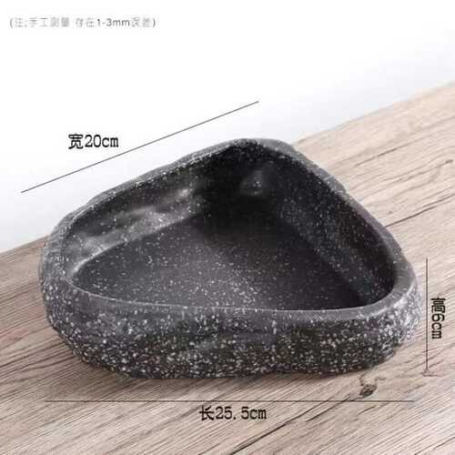 客厅石头缸古法莲鱼缸养鱼缸乌龟鱼缸水培盆小花盆仿陶瓷池睡莲碗