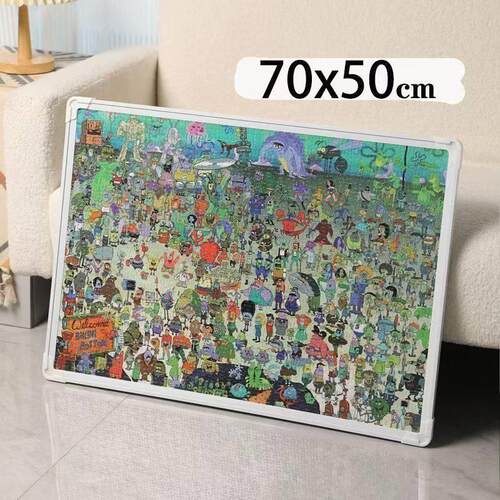 爆款相框1000拼图专用相框50 *70cm挂墙裱框简约高级28寸相框通用