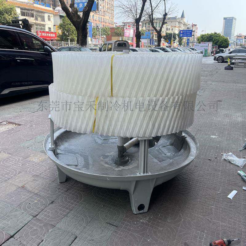 冷却塔PP材质耐高温型填料蜂窝网冷却塔圆形高温凉水塔散热胶片淋
