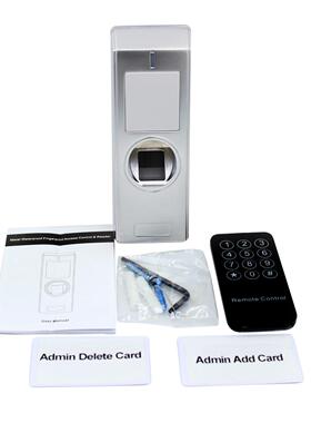 金属防水机指纹门禁韦根出ID卡3000用户输刷HF1-EM卡指纹门禁体一