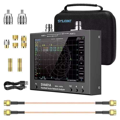 Sv4401A矢量网络分析仪50Khz-4.4Ghz 7英寸大屏幕纳米尺寸中文/英